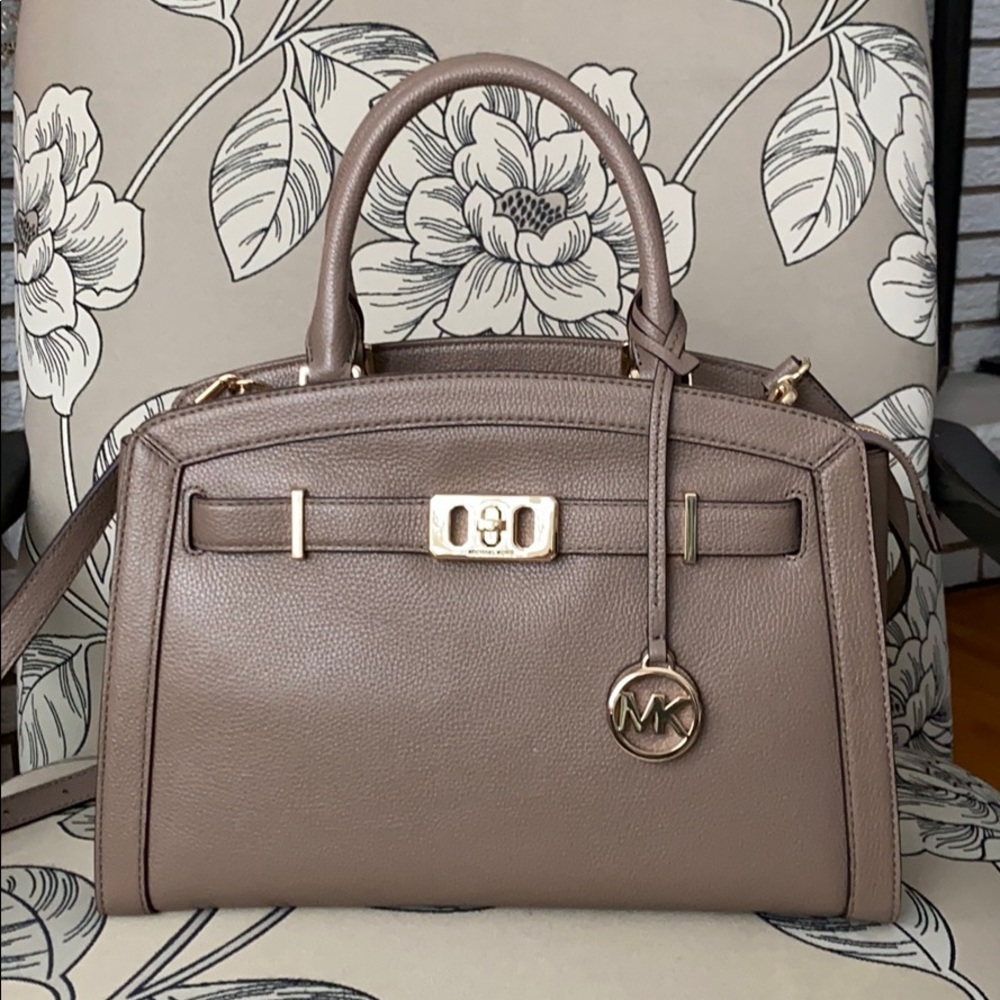 Michael Kors Pebble Leather Satchel